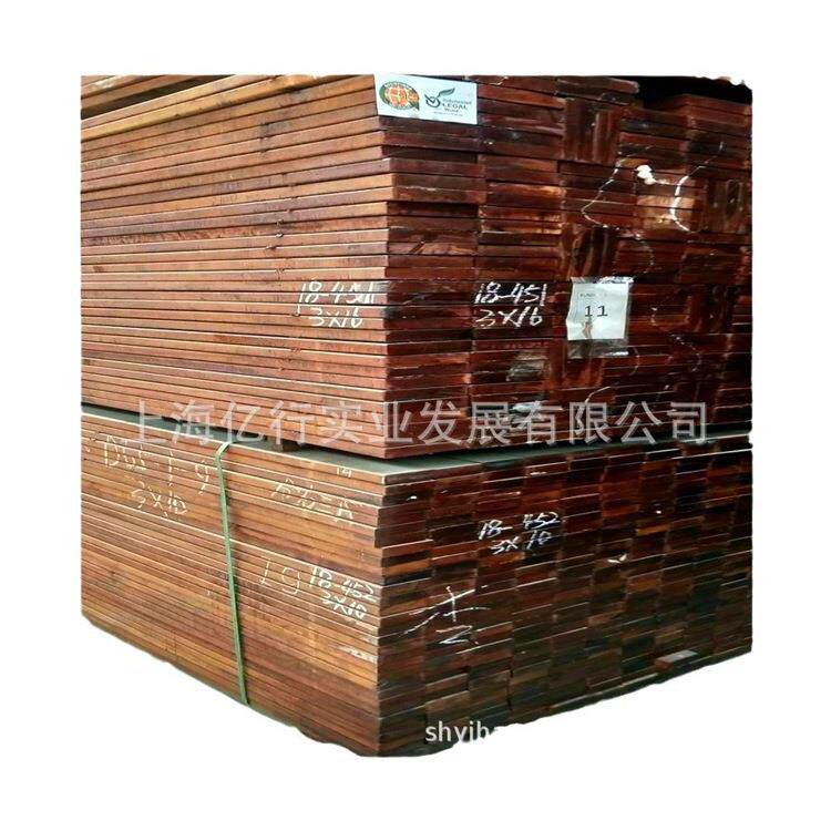 印尼菠萝格防腐木地板户外板材木柱木方景观栈道凉亭露台巴劳