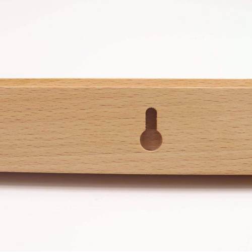 木质壁挂衣帽架黄铜挂衣钩北欧榉木衣架门后置物收纳架衣帽钩