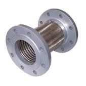 304不锈钢波纹管化工管道法兰金属软管带法兰大口径密波金属软管