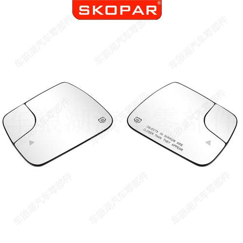 适用道奇Ram150025002019-2022倒车镜片后视镜反光镜带盲点