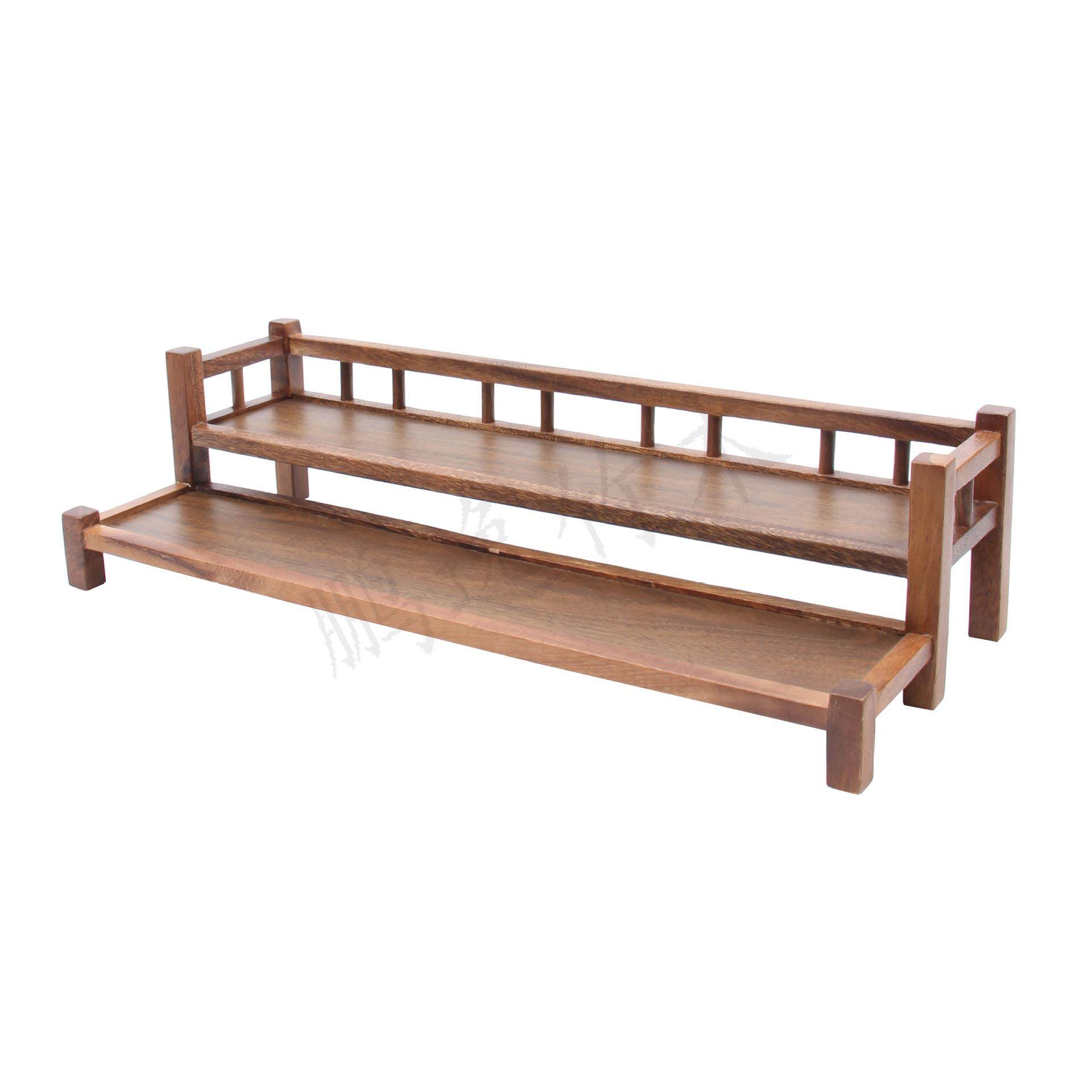 南美胡桃木展示架双层三层置物架功夫茶具收纳架紫砂茶壶架沥水架,收纳整理,书桌收纳置物架,淘宝优惠券,粉丝福利购,淘宝优惠卷