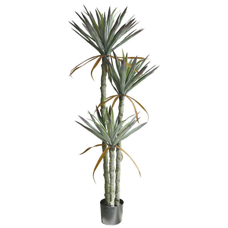 仿真植物元宝兰假树大型北欧风热带植物盆栽室内客厅落地装饰摆件