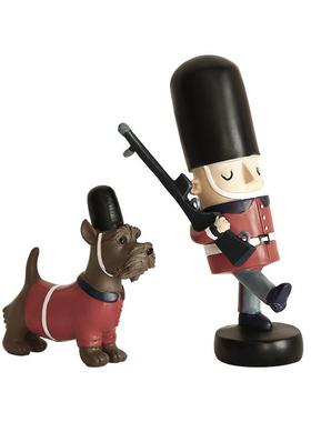 北欧ins胡桃夹子木偶小摆件英国士兵家居装饰品桌面摆设软装装饰