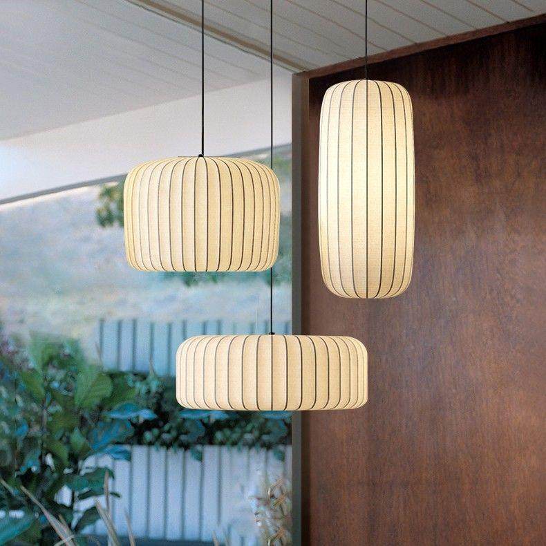 日式侘寂风布艺吊灯民宿艺术组合灯具茶室咖啡厅蚕丝布大厅装饰灯,家装灯饰光源,智能吊灯,淘宝优惠券,粉丝福利购,淘宝优惠卷