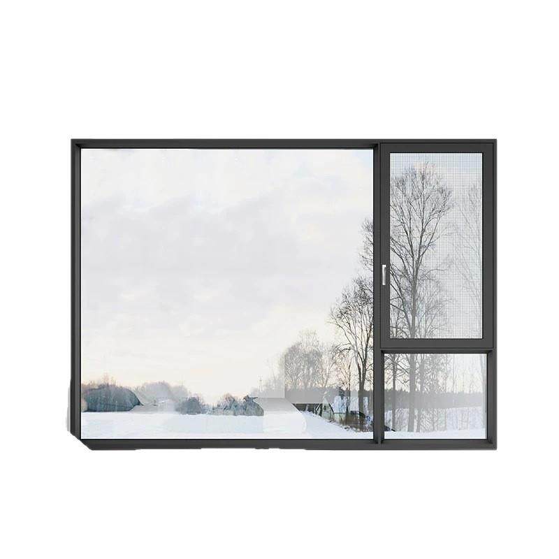 铝合金平开窗阳光房断桥系统门窗隔热窗一体承接工程厂家定制安装