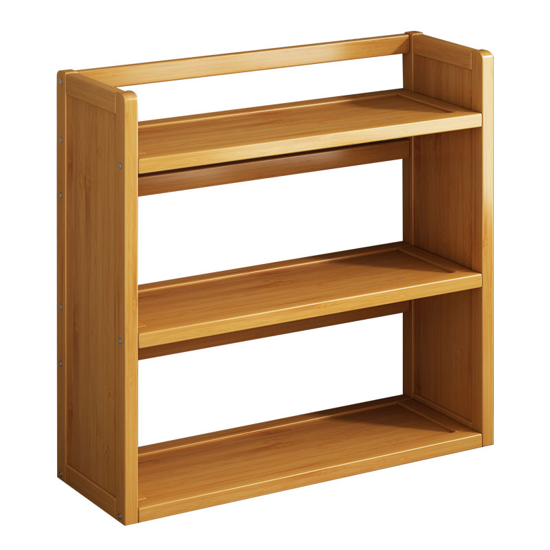 书架桌面小型置物架办公室简易落地学生儿童桌上多层收纳实木书柜