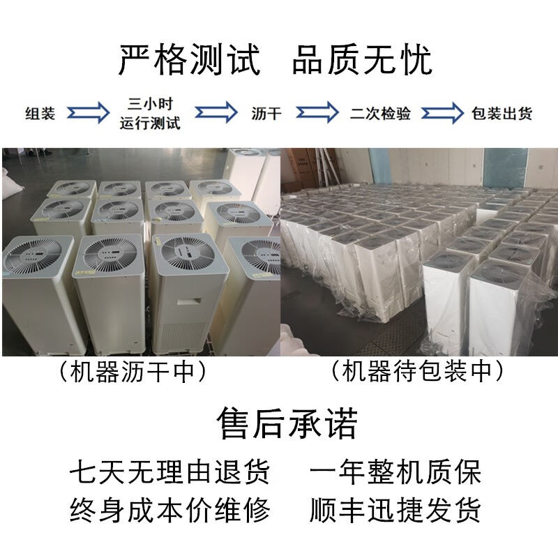 新品水过滤无耗材洗空气净化器循桌面空气净化器