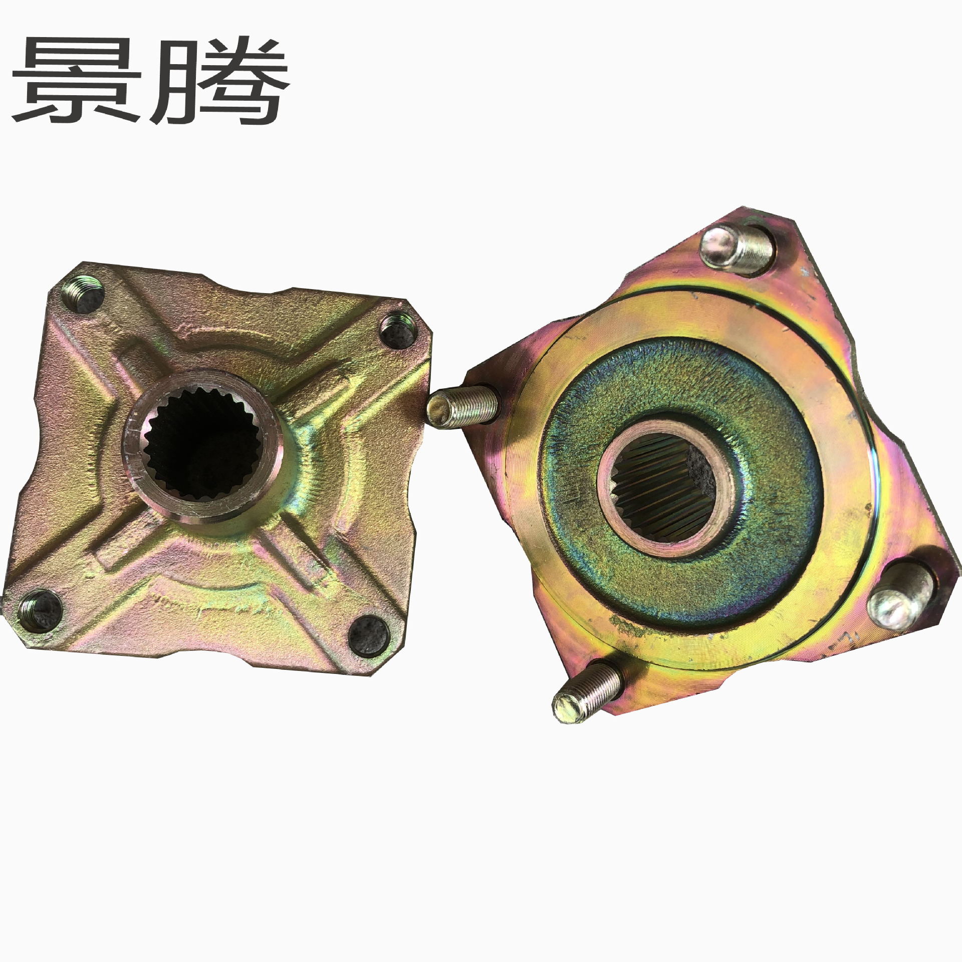 改装加厚卡丁车配件 大恐龙大/小沙滩车后轴法兰座轮毂固定座