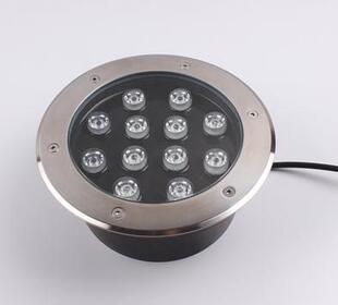 工厂直供led地埋灯RGBW户外广场通道圆形地下水下灯节能跨境热销