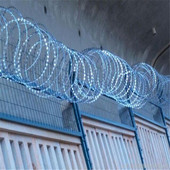 防盗热镀锌和不锈钢刀片刺网