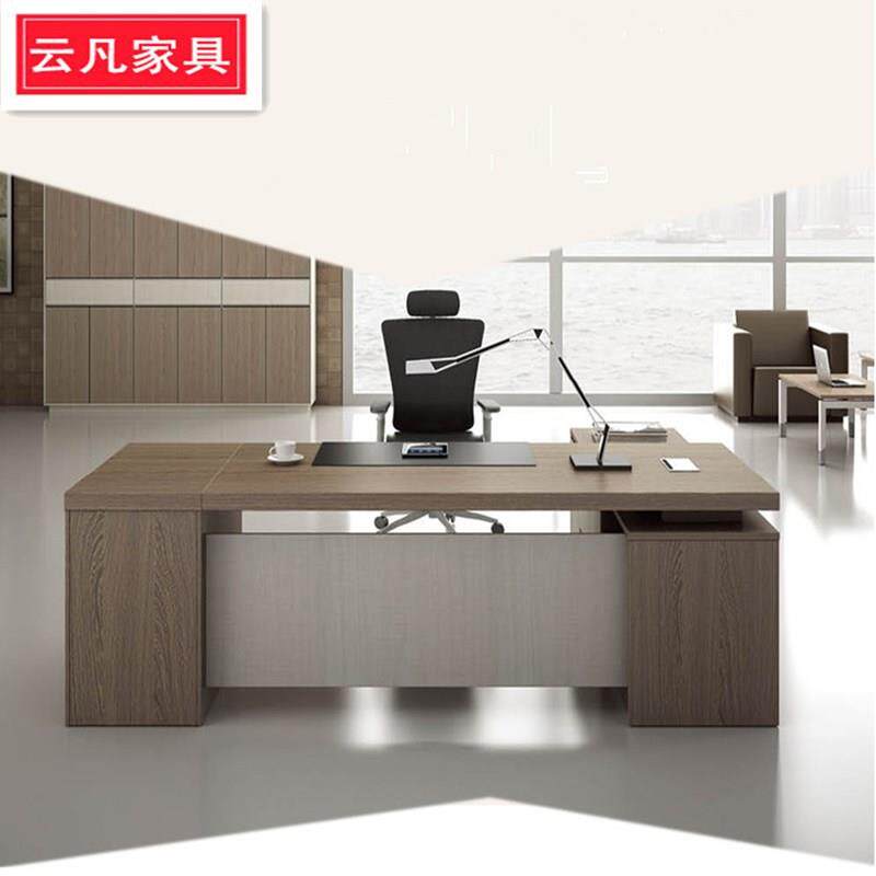简约现代经理桌椅组合大班台主管桌椅组合办公家具