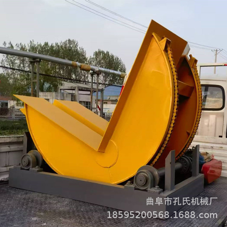 90度直角托盘翻转机 模具翻模机 冷轧不锈钢铝卷大吨位重物翻转机