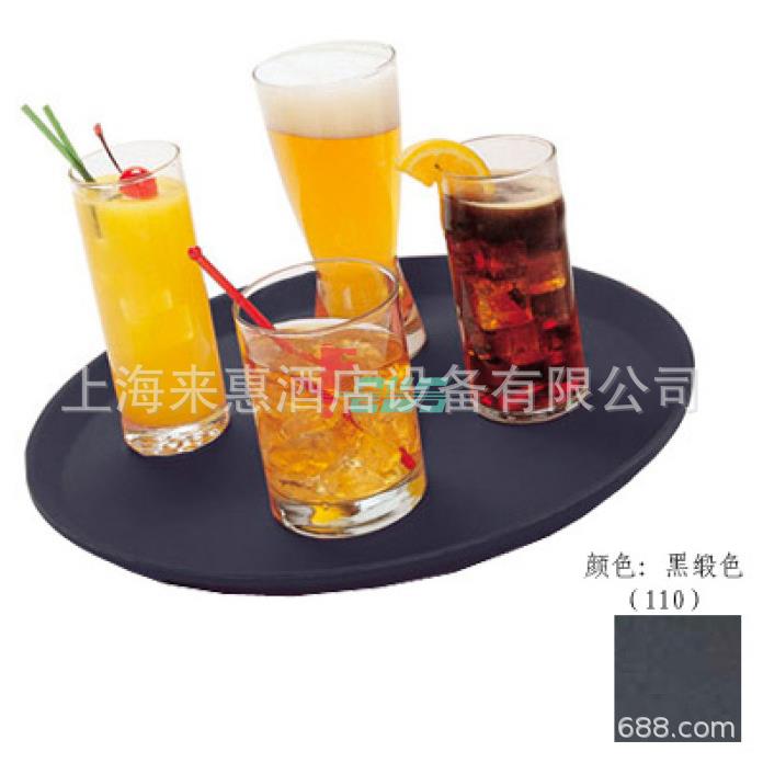 CAMBRO2700CT-11027＂椭圆形防滑托盘(黑缎色)