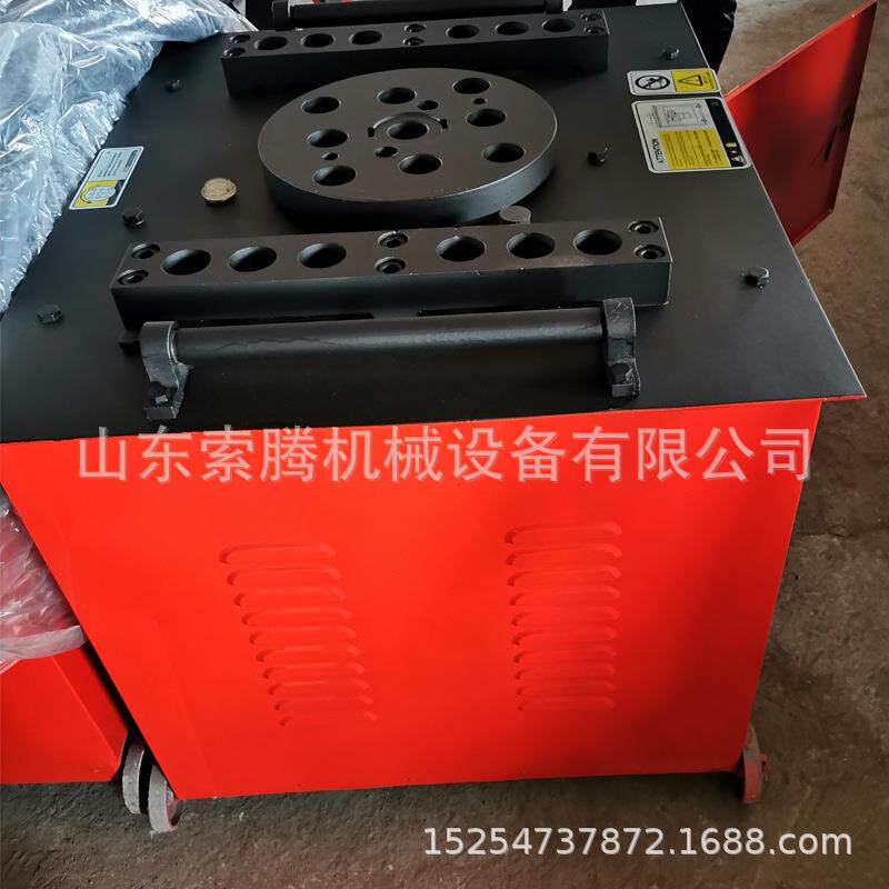 圆钢折弯机索腾多角度建筑工地钢筋弯弧机规格台式钢筋弯曲机