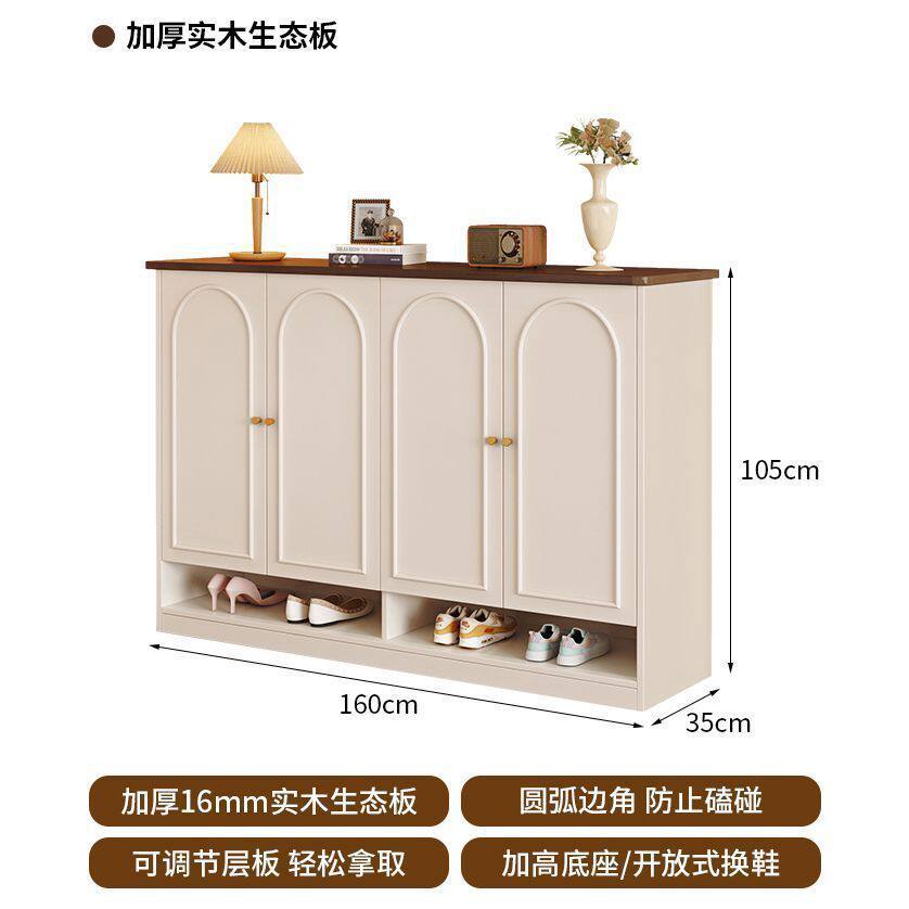 实木鞋柜家用玄关柜简约储物柜入户门口鞋架靠墙门厅柜客厅收纳柜