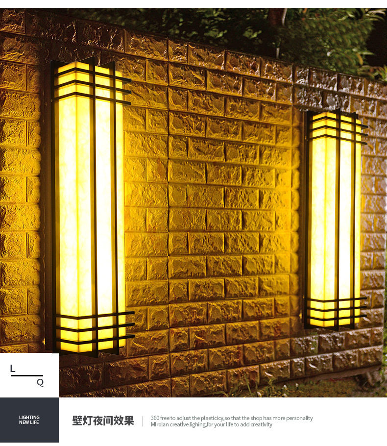 欧式LED 别墅酒店户外防水仿云石壁灯简约欧式阳台走廊墙壁庭院灯,电子元器件市场,电线扎带/束线带,淘宝优惠券,粉丝福利购,淘宝优惠卷