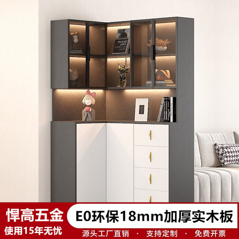简约现代入户玄关柜进门鞋柜转角柜隔断柜门厅客厅储物柜间厅柜子