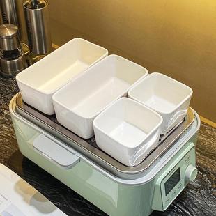 家用陶瓷炖盅蒸锅专用蒸碗微波炉蒸盘釉下彩烤箱微波炉专用备菜碗