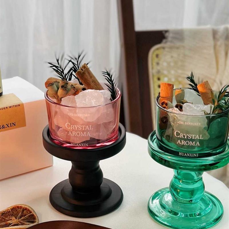 天然水晶扩香石香薰摆件原