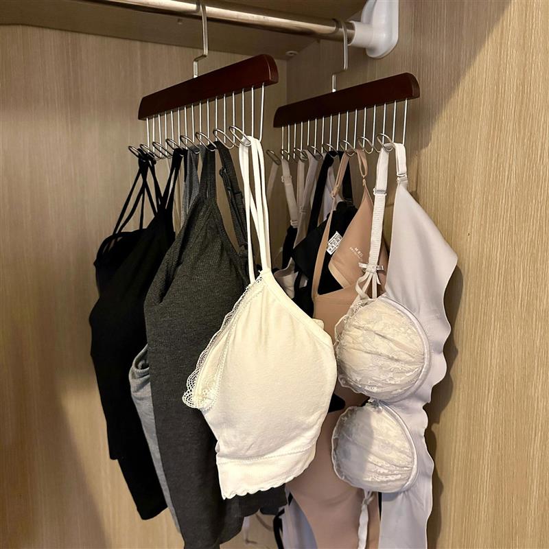 内衣衣架木质吊带衣架背心