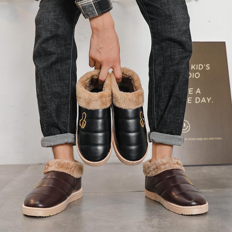 家用室内棉鞋男士棉拖鞋男