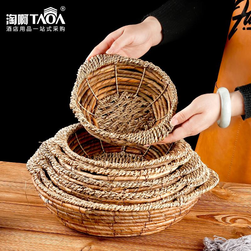 草编煲仔饭托盘商用砂锅隔