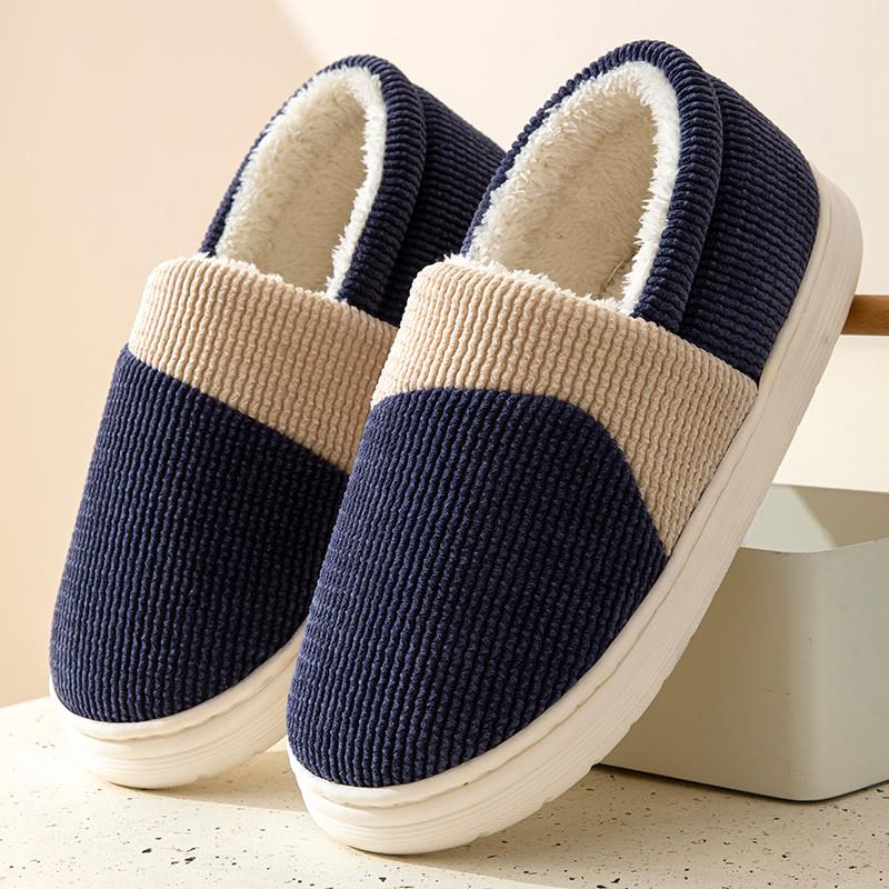 家用室内棉鞋包跟棉拖鞋男