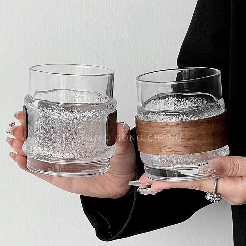 日式高级感挂冰杯手感杯威