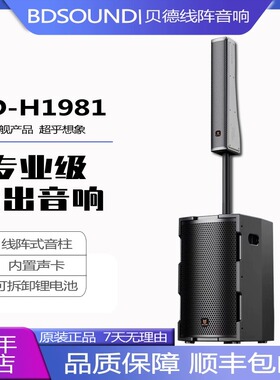 贝德刀风1981户外便携移动大功率演出广场舞乐器弹唱K歌音柱音响