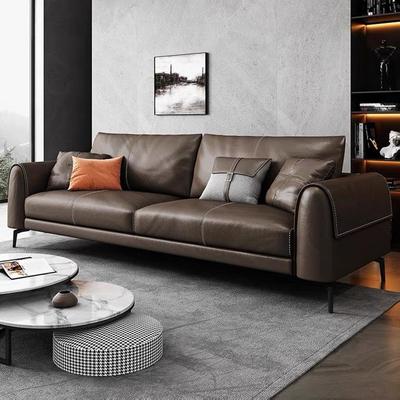 办公沙发简约商务接待室会客区休闲办公室沙发茶几组合三人位