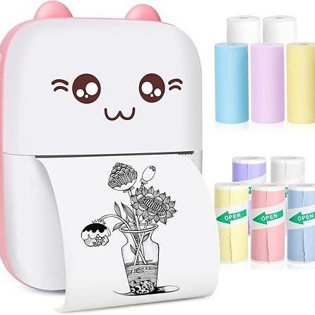 不干胶小型便携式无线热敏照片打印机口袋学生迷你错题标签打印机