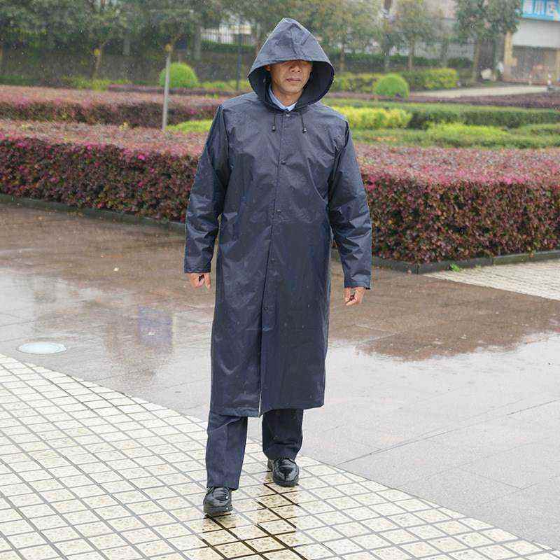 极速徒步连体成人雨衣男士长款防水风衣款男透气时尚韩版水衣薄款