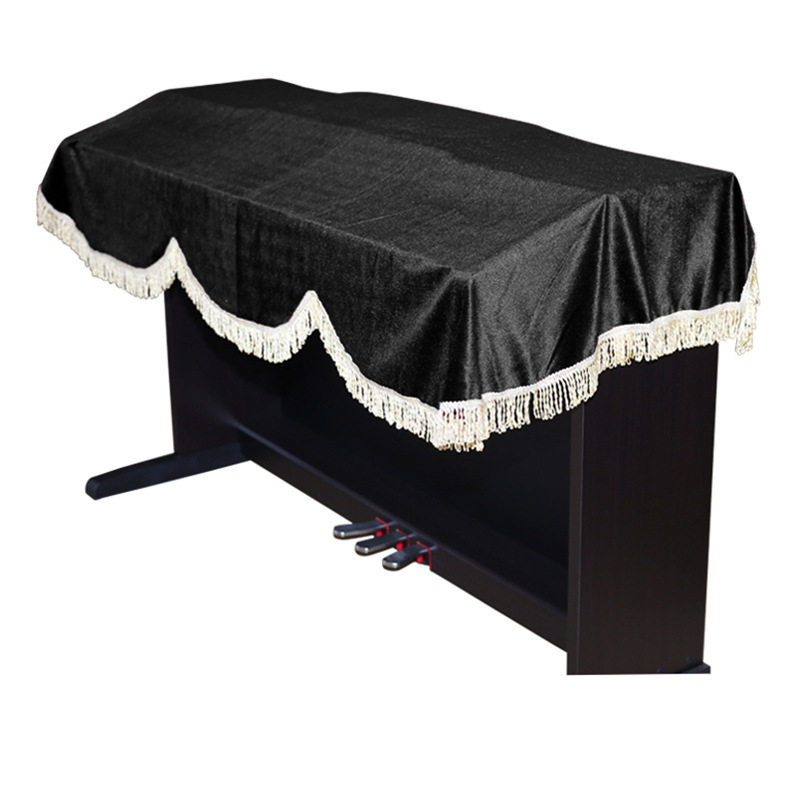 88键电子琴琴罩防尘罩电钢琴盖布金丝绒数码电子琴罩半披乐器配件