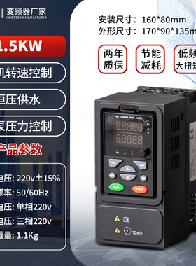 海仕达重载变频器三相3801.5/2v.2/3/4/7.5kw/11-15-22千瓦调速器