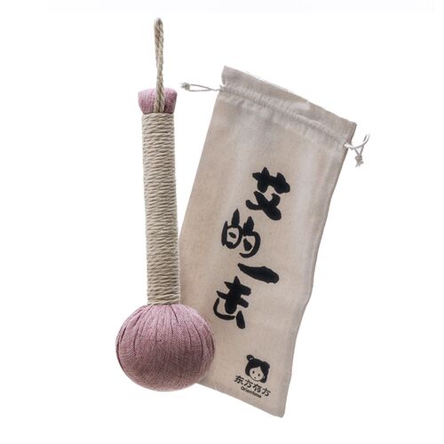 东方有方手工亚麻艾草锤子养生按摩捶背锤肩敲打棒高级经络拍八虚
