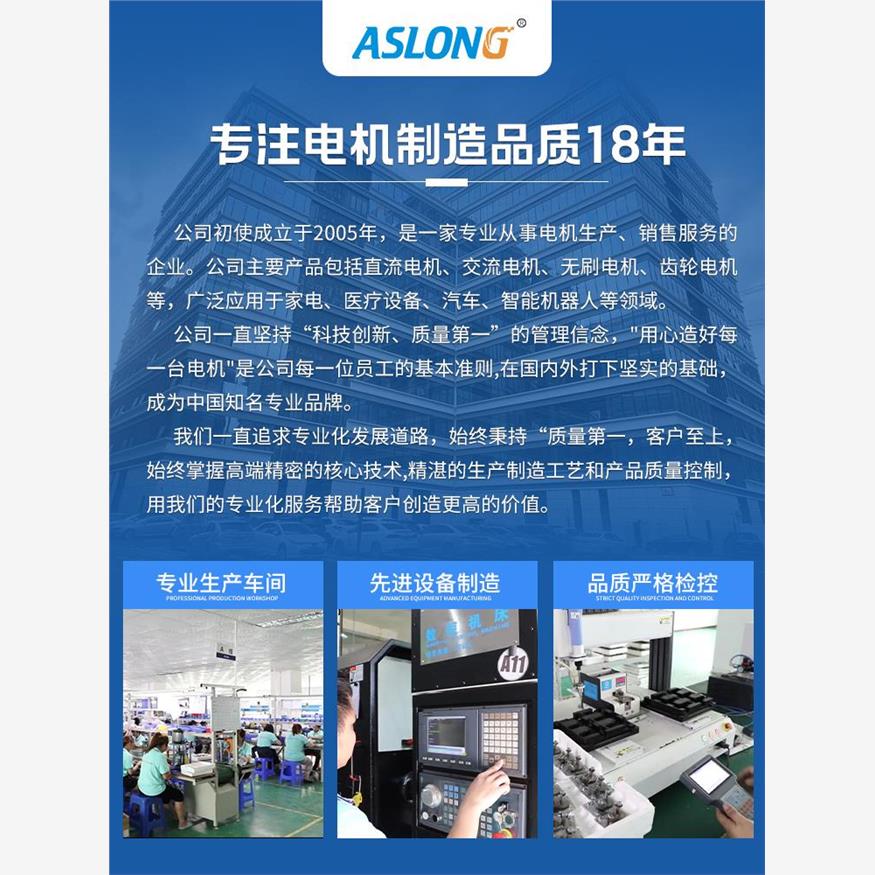 AslongJ809直流电动机调