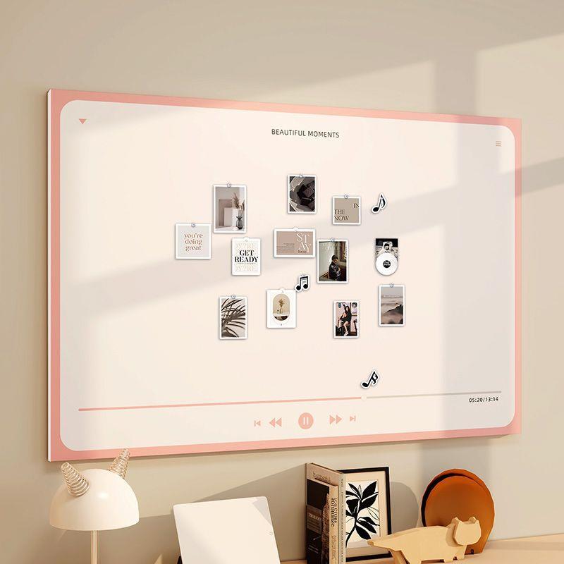 毛毡墙贴照片展示板相片创意相册软木板员工风采展示墙装饰公告栏