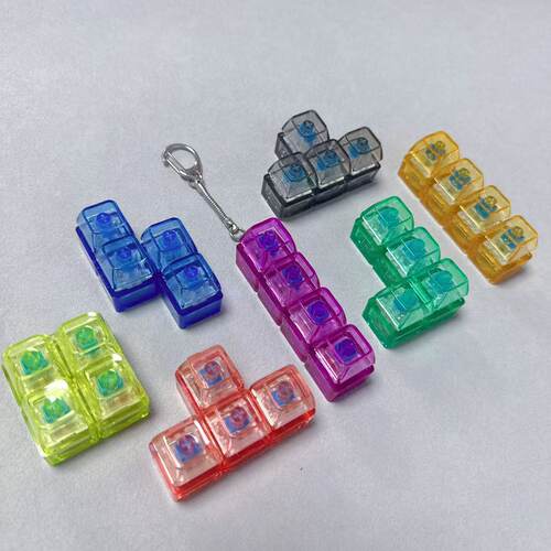 跨境4键带灯减压按键俄罗斯方块