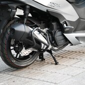 适用于钱江鸿150消声器保险杠鸿125排I气管护杠保护罩防烫改装 配