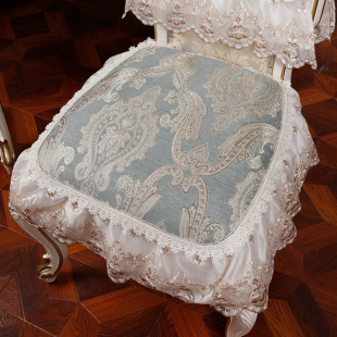 欧式餐椅垫布艺j餐椅坐垫椅套靠背套装 防滑椅垫四季坐垫可定做