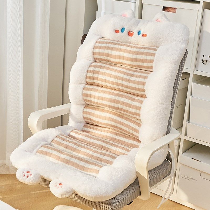 连体坐垫靠垫一体办公室久坐椅子座垫躺椅椅垫屁垫四季.汽车学生,居家布艺,椅垫,淘宝优惠券,粉丝福利购,淘宝优惠卷