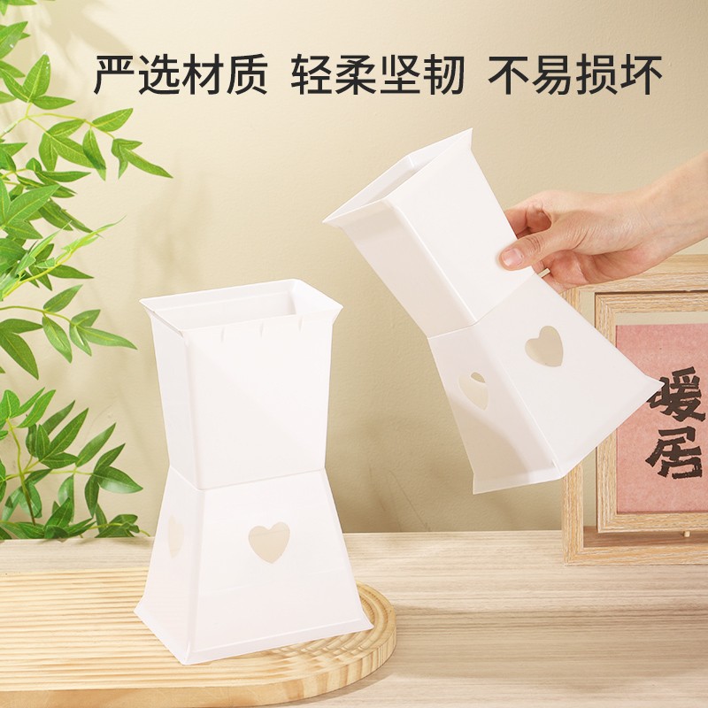 方墩墩包花神器箭筒方形插花半成品方蹲蹲花束底座稳定器花托图片