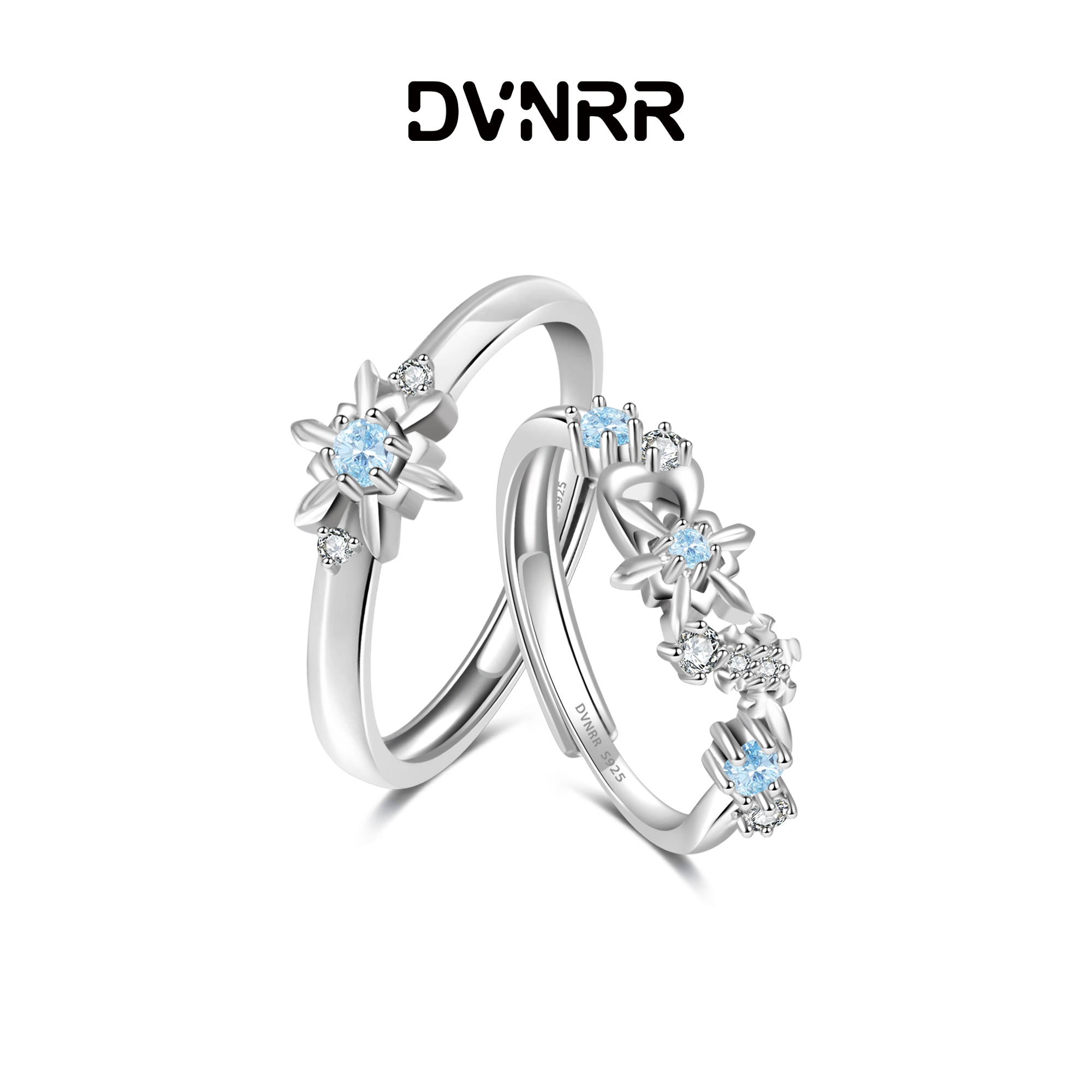 DVNRR永恒的雪情侣对戒