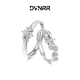 设计师原创冬日新品 DVNRR永恒 雪 雪花情侣对戒s925银高级感轻奢