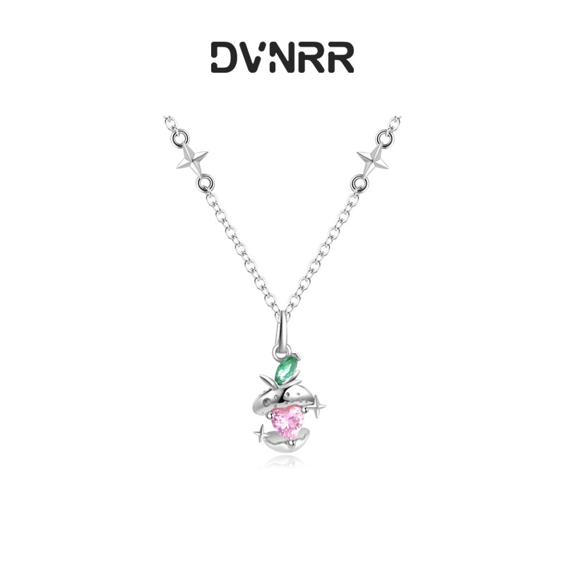DVNRR莓果跳跳糖 设计师原创小草莓项链y2k轻亚风七夕礼物送女友图片