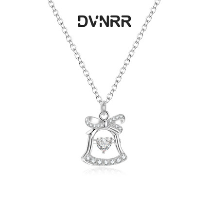 DVNRR许愿铃 灵动铃铛精致百搭日常小众送女友锁骨链七夕礼物