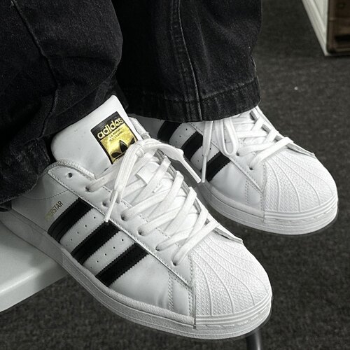 Adidas/阿迪达斯正品三叶草金标经典贝壳头男女情侣休闲鞋EG4958