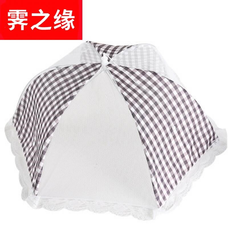 现货速发苍蝇纱罩小号菜罩网纱菜罩子可折叠餐桌遮防尘饭碗菜盖防