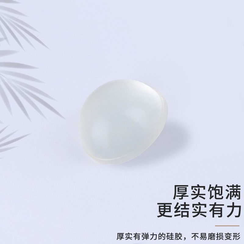 速发瓷砖垫块背胶硅胶垫块透明实心石材大理石防撞垫片刷胶晾干隔