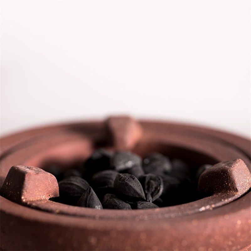 速发潮州炭炉茶炉茶壶木炭风炉红泥酒精灯煮茶炉家用陶瓷功夫茶具